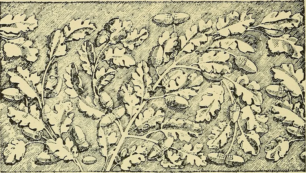 An illustration from Nature in ornament; an enquiry into the natural element in ornamental design & a survey of the ornamental treatment of natural forms, 1902, leaf 209