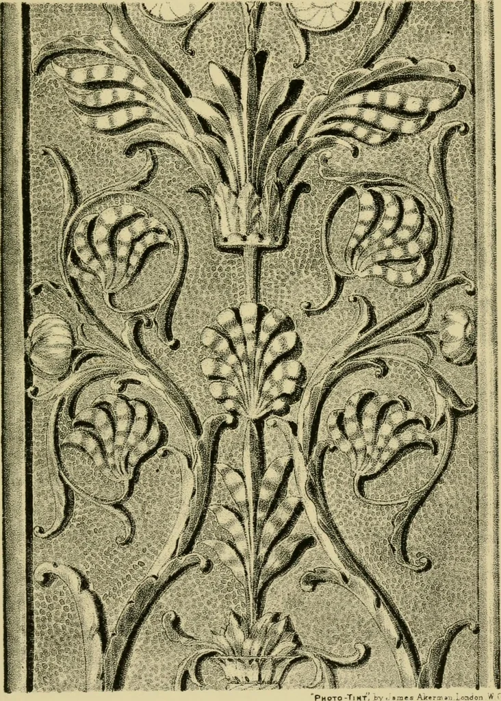 An illustration from Nature in ornament; an enquiry into the natural element in ornamental design & a survey of the ornamental treatment of natural forms, 1902, leaf 218
