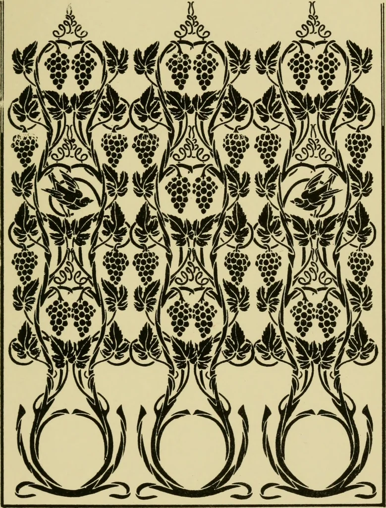 An illustration from Nature in ornament; an enquiry into the natural element in ornamental design & a survey of the ornamental treatment of natural forms, 1902, leaf 258