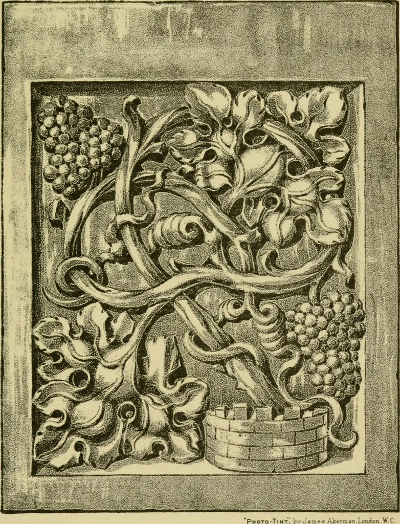 An illustration from Nature in ornament; an enquiry into the natural element in ornamental design & a survey of the ornamental treatment of natural forms, 1902, leaf 266