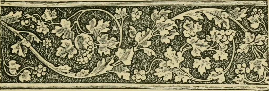 An illustration from Nature in ornament; an enquiry into the natural element in ornamental design & a survey of the ornamental treatment of natural forms, 1902, leaf 268