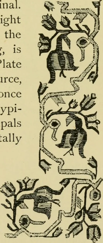 An illustration from Nature in ornament; an enquiry into the natural element in ornamental design & a survey of the ornamental treatment of natural forms, 1902, leaf 296
