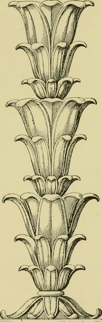 An illustration from Nature in ornament; an enquiry into the natural element in ornamental design & a survey of the ornamental treatment of natural forms, 1902, leaf 298