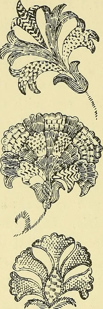 An illustration from Nature in ornament; an enquiry into the natural element in ornamental design & a survey of the ornamental treatment of natural forms, 1902, leaf 301
