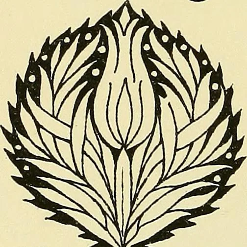 An illustration from Nature in ornament; an enquiry into the natural element in ornamental design & a survey of the ornamental treatment of natural forms, 1902, leaf 303