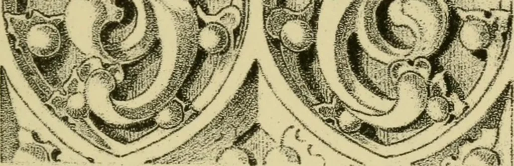 An illustration from Nature in ornament; an enquiry into the natural element in ornamental design & a survey of the ornamental treatment of natural forms, 1902, leaf 318