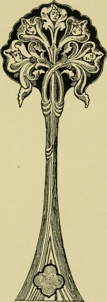 An illustration from Nature in ornament; an enquiry into the natural element in ornamental design & a survey of the ornamental treatment of natural forms, 1902, leaf 320