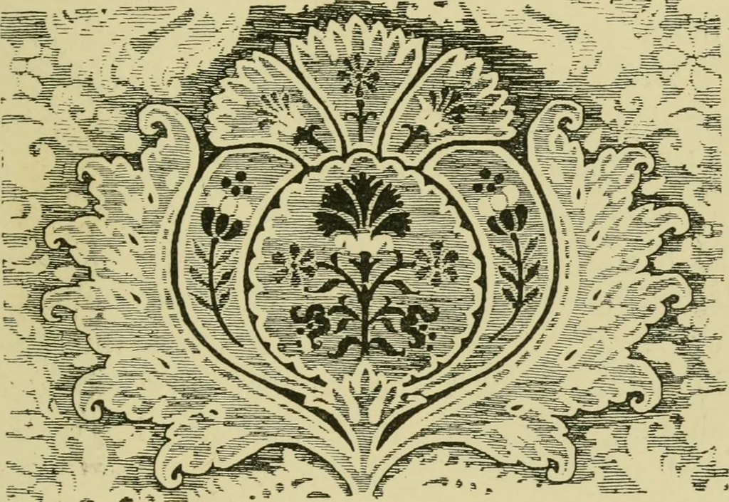 An illustration from Nature in ornament; an enquiry into the natural element in ornamental design & a survey of the ornamental treatment of natural forms, 1902, leaf 332