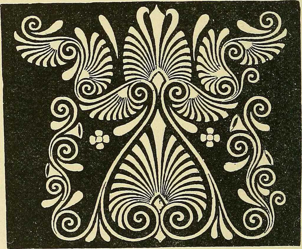 An illustration from Nature in ornament; an enquiry into the natural element in ornamental design & a survey of the ornamental treatment of natural forms, 1902, leaf 337
