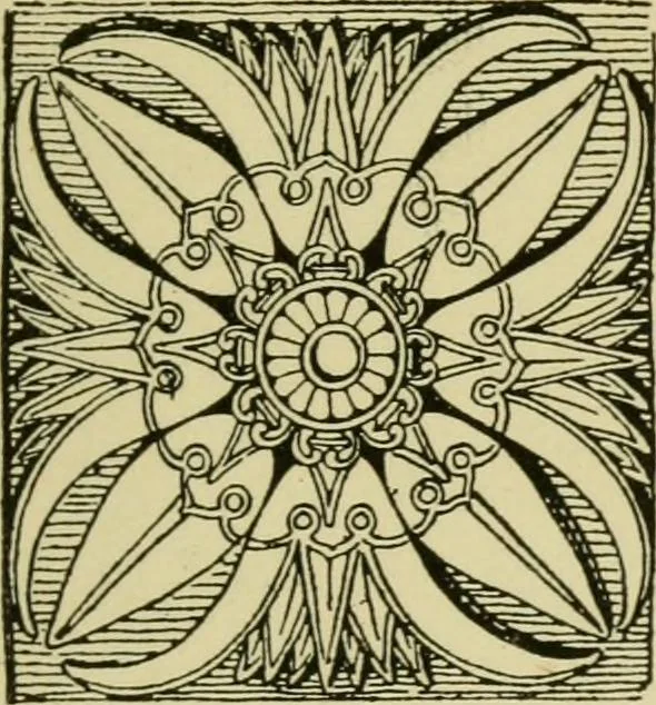 An illustration from Nature in ornament; an enquiry into the natural element in ornamental design & a survey of the ornamental treatment of natural forms, 1902, leaf 344