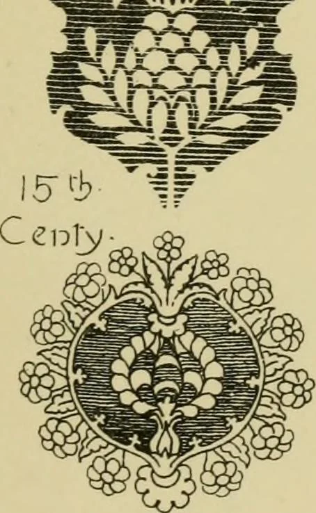 An illustration from Nature in ornament; an enquiry into the natural element in ornamental design & a survey of the ornamental treatment of natural forms, 1902, leaf 358