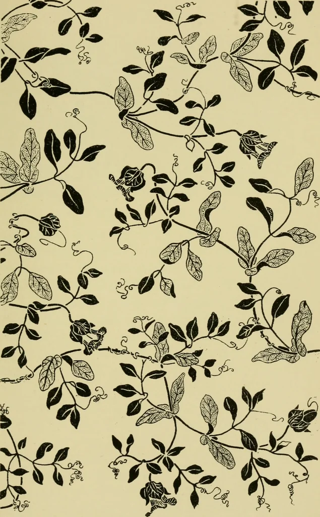 An illustration from Nature in ornament; an enquiry into the natural element in ornamental design & a survey of the ornamental treatment of natural forms, 1902, leaf 378