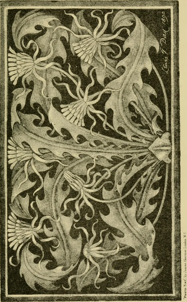An illustration from Nature in ornament; an enquiry into the natural element in ornamental design & a survey of the ornamental treatment of natural forms, 1902, leaf 382