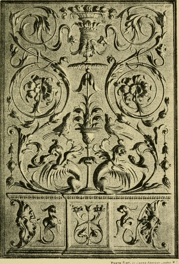 An illustration from Nature in ornament; an enquiry into the natural element in ornamental design & a survey of the ornamental treatment of natural forms, 1902, leaf 406