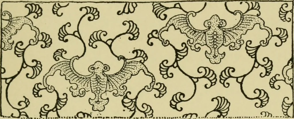 An illustration from Nature in ornament; an enquiry into the natural element in ornamental design & a survey of the ornamental treatment of natural forms, 1902, leaf 414