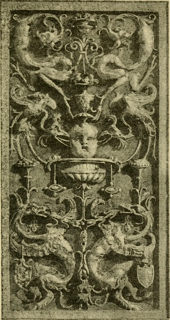 An illustration from Nature in ornament; an enquiry into the natural element in ornamental design & a survey of the ornamental treatment of natural forms, 1902, leaf 440