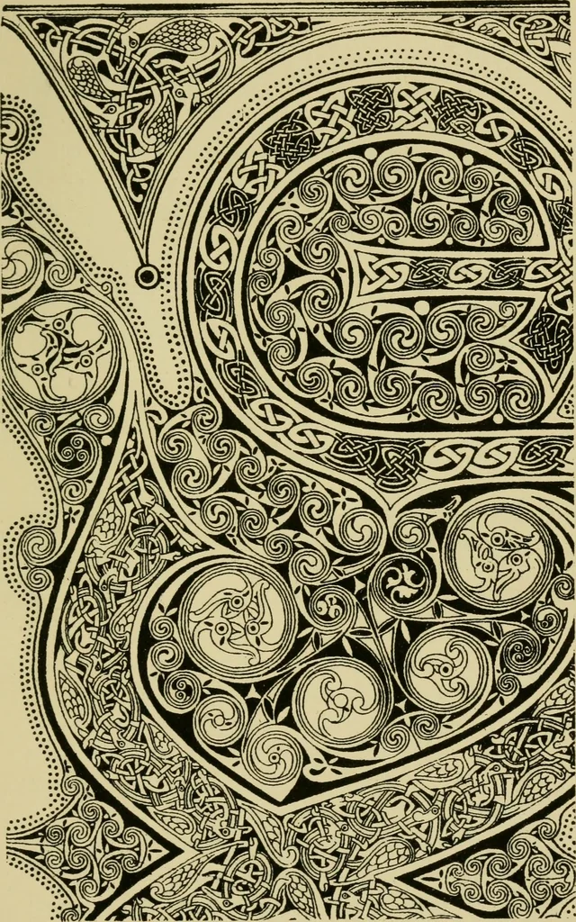 An illustration from Nature in ornament; an enquiry into the natural element in ornamental design & a survey of the ornamental treatment of natural forms, 1902, leaf 452