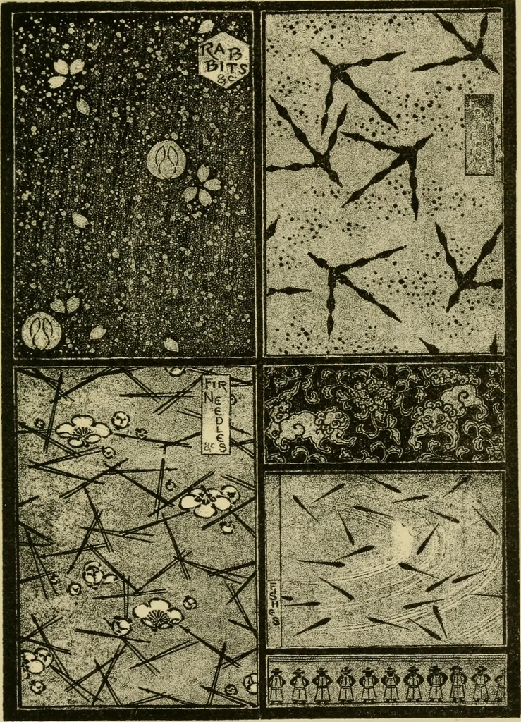 An illustration from Nature in ornament; an enquiry into the natural element in ornamental design & a survey of the ornamental treatment of natural forms, 1902, leaf 460