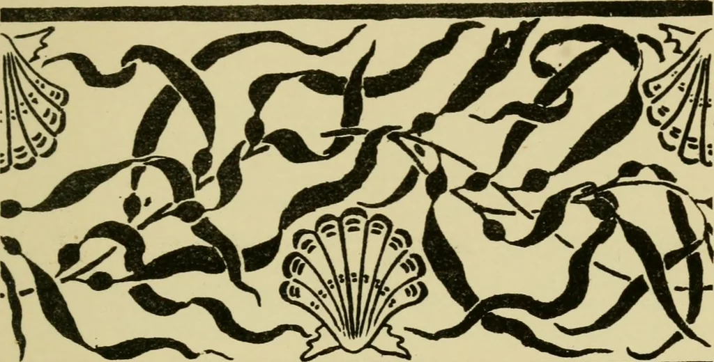 An illustration from Nature in ornament; an enquiry into the natural element in ornamental design & a survey of the ornamental treatment of natural forms, 1902, leaf 470