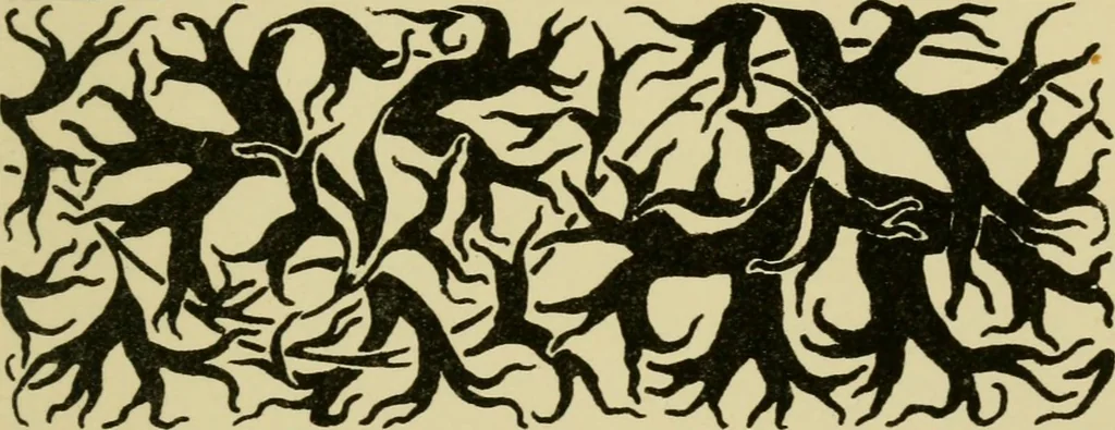 An illustration from Nature in ornament; an enquiry into the natural element in ornamental design & a survey of the ornamental treatment of natural forms, 1902, leaf 470