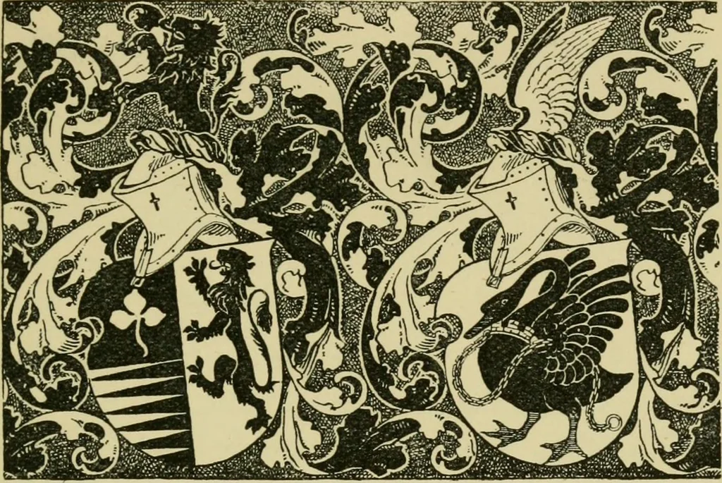 An illustration from Nature in ornament; an enquiry into the natural element in ornamental design & a survey of the ornamental treatment of natural forms, 1902, leaf 476