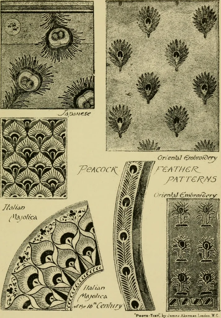 An illustration from Nature in ornament; an enquiry into the natural element in ornamental design & a survey of the ornamental treatment of natural forms, 1902, leaf 482