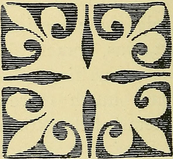 An illustration from Nature in ornament; an enquiry into the natural element in ornamental design & a survey of the ornamental treatment of natural forms, 1902, leaf 505