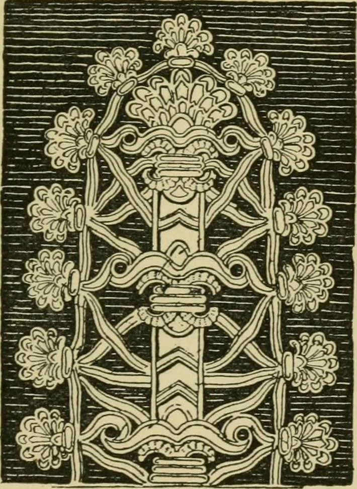 An illustration from Nature in ornament; an enquiry into the natural element in ornamental design & a survey of the ornamental treatment of natural forms, 1902, leaf 508