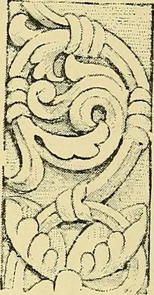 An illustration from Nature in ornament; an enquiry into the natural element in ornamental design & a survey of the ornamental treatment of natural forms, 1902, leaf 53