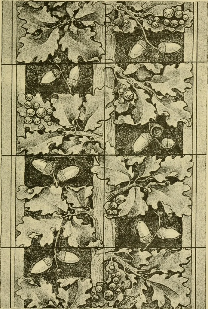 An illustration from Nature in ornament; an enquiry into the natural element in ornamental design & a survey of the ornamental treatment of natural forms, 1902, leaf 74