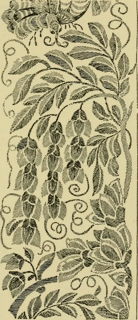 An illustration from Nature in ornament; an enquiry into the natural element in ornamental design & a survey of the ornamental treatment of natural forms, 1902, leaf 76