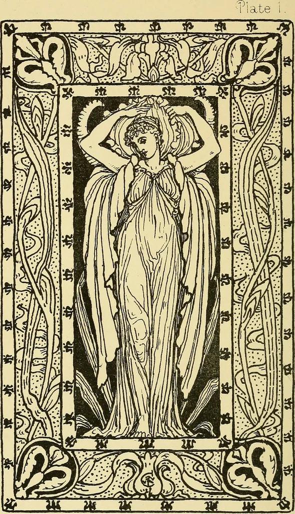 An illustration from Nature in ornament; an enquiry into the natural element in ornamental design & a survey of the ornamental treatment of natural forms, 1902, leaf 9