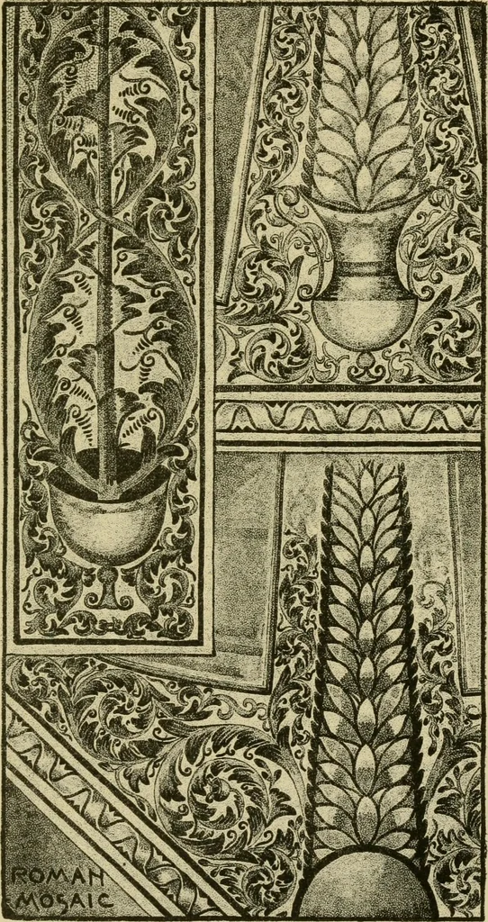 An illustration from Nature in ornament; an enquiry into the natural element in ornamental design & a survey of the ornamental treatment of natural forms, 1902, leaf 94