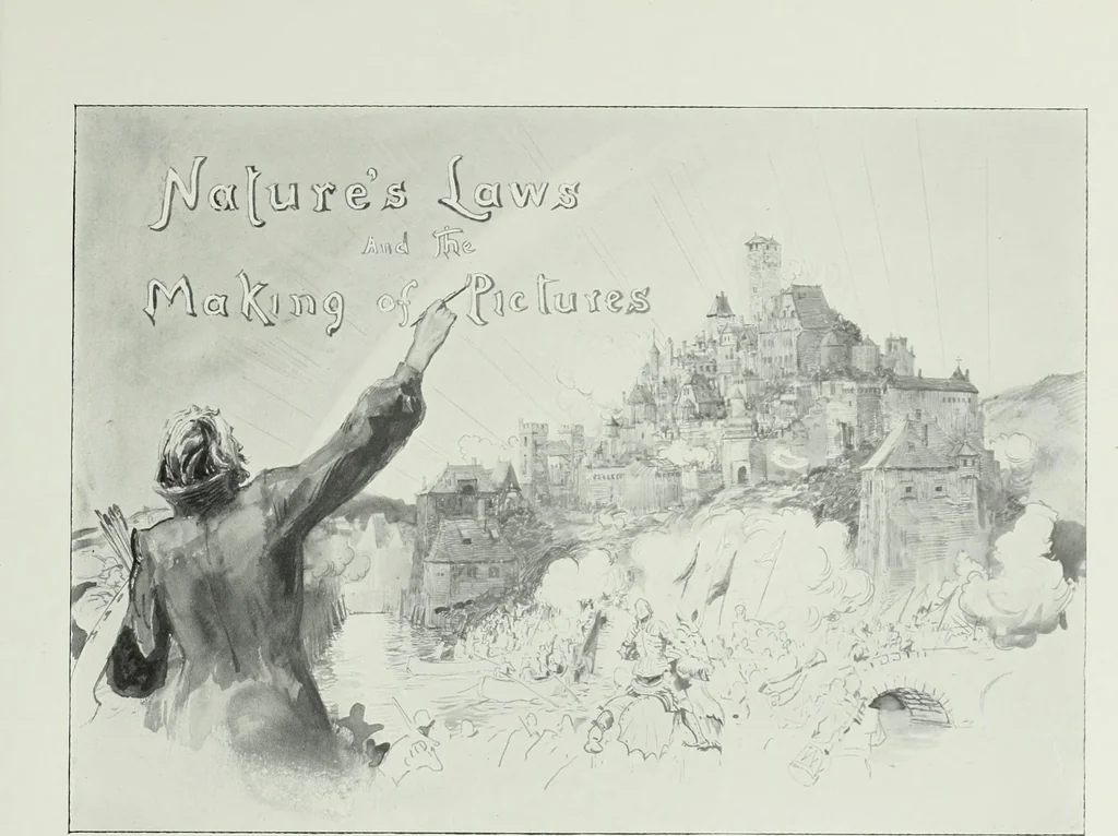 An illustration from Nature's laws and the making of pictures, 1903, leaf 12
