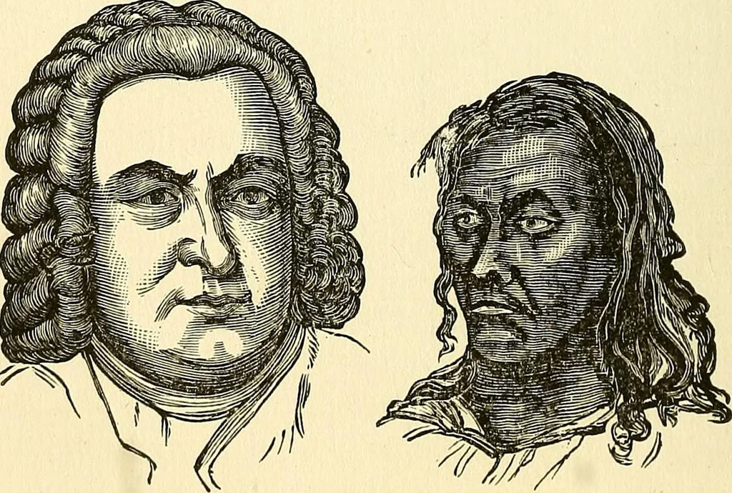 An illustration from Nature's revelations of character; or, physiognomy illustrated. A description of the mental, moral and volitive dispositions of mankind, as manifested in the human form and countenance, 1879, leaf 175
