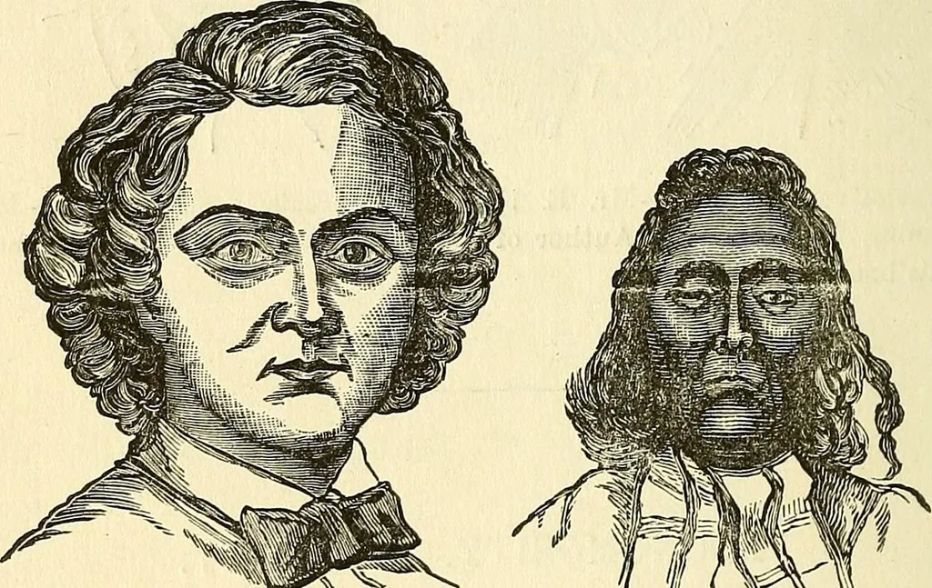 An illustration from Nature's revelations of character; or, physiognomy illustrated. A description of the mental, moral and volitive dispositions of mankind, as manifested in the human form and countenance, 1879, leaf 185