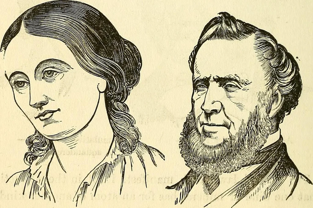 An illustration from Nature's revelations of character; or, physiognomy illustrated. A description of the mental, moral and volitive dispositions of mankind, as manifested in the human form and countenance, 1879, leaf 187