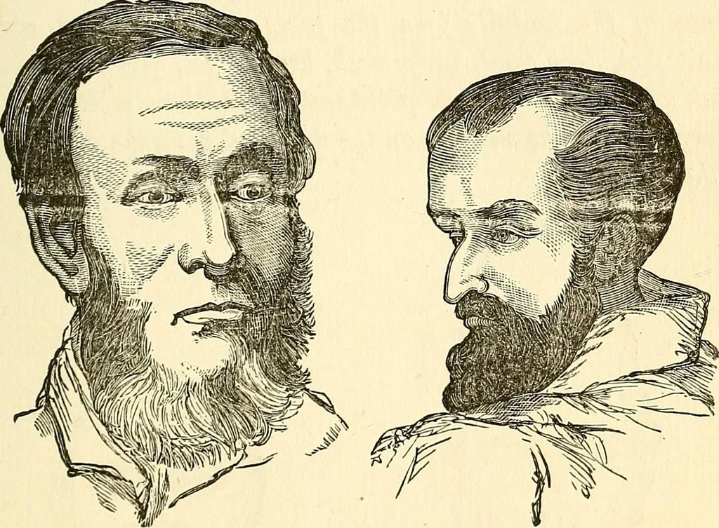 An illustration from Nature's revelations of character; or, physiognomy illustrated. A description of the mental, moral and volitive dispositions of mankind, as manifested in the human form and countenance, 1879, leaf 194