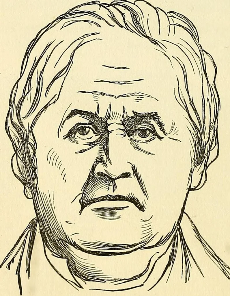 An illustration from Nature's revelations of character; or, physiognomy illustrated. A description of the mental, moral and volitive dispositions of mankind, as manifested in the human form and countenance, 1879, leaf 211