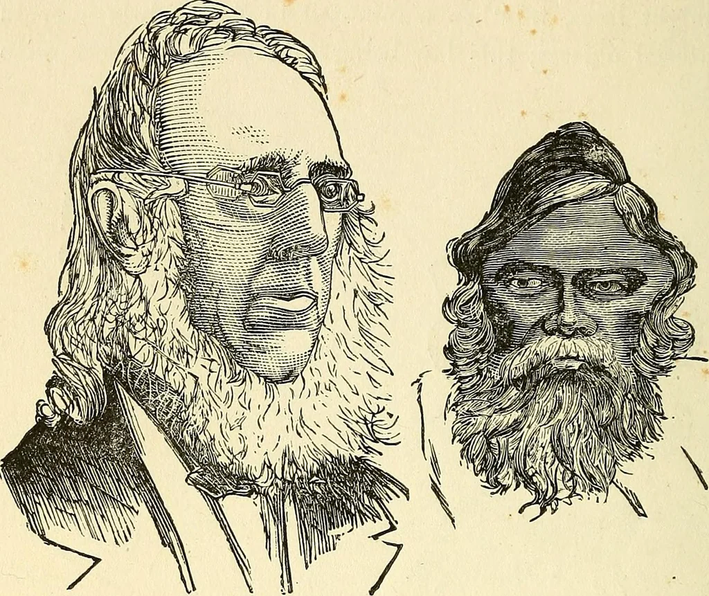 An illustration from Nature's revelations of character; or, physiognomy illustrated. A description of the mental, moral and volitive dispositions of mankind, as manifested in the human form and countenance, 1879, leaf 219