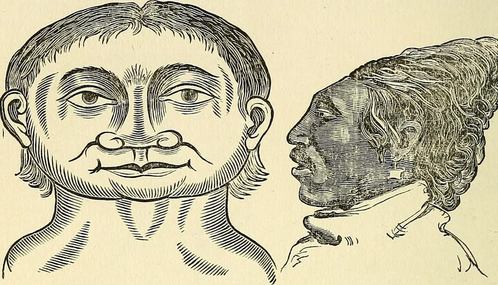 An illustration from Nature's revelations of character; or, physiognomy illustrated. A description of the mental, moral and volitive dispositions of mankind, as manifested in the human form and countenance, 1879, leaf 539