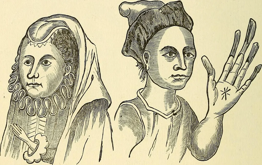 An illustration from Nature's revelations of character; or, physiognomy illustrated. A description of the mental, moral and volitive dispositions of mankind, as manifested in the human form and countenance, 1879, leaf 547