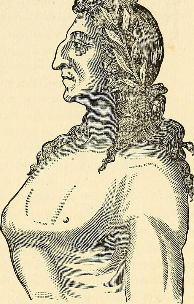 An illustration from Nature's revelations of character; or, physiognomy illustrated. A description of the mental, moral and volitive dispositions of mankind, as manifested in the human form and countenance, 1879, leaf 84