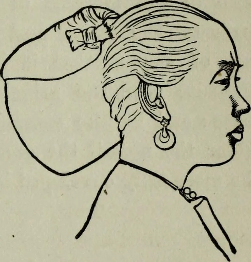 An illustration from Nature's revelations of character, or, Physiognomy illustrated : a description of the mental, moral and volitive dispositions of mankind, as manifested in the human form and countenance, 1887, leaf 166