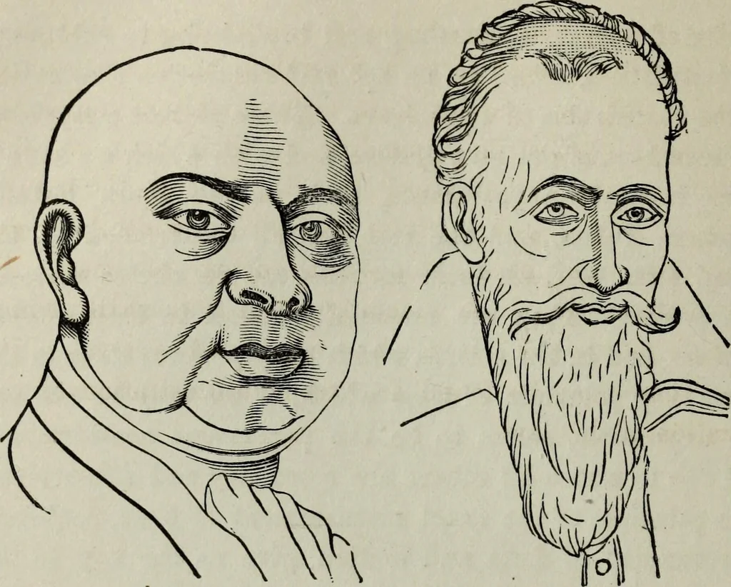 An illustration from Nature's revelations of character, or, Physiognomy illustrated : a description of the mental, moral and volitive dispositions of mankind, as manifested in the human form and countenance, 1887, leaf 177