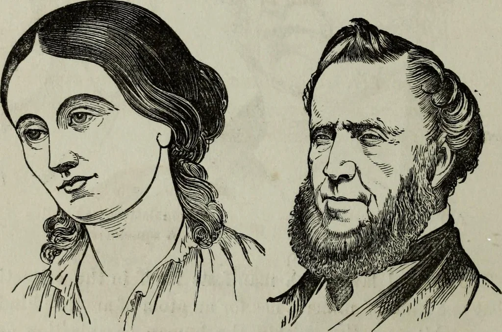 An illustration from Nature's revelations of character, or, Physiognomy illustrated : a description of the mental, moral and volitive dispositions of mankind, as manifested in the human form and countenance, 1887, leaf 187