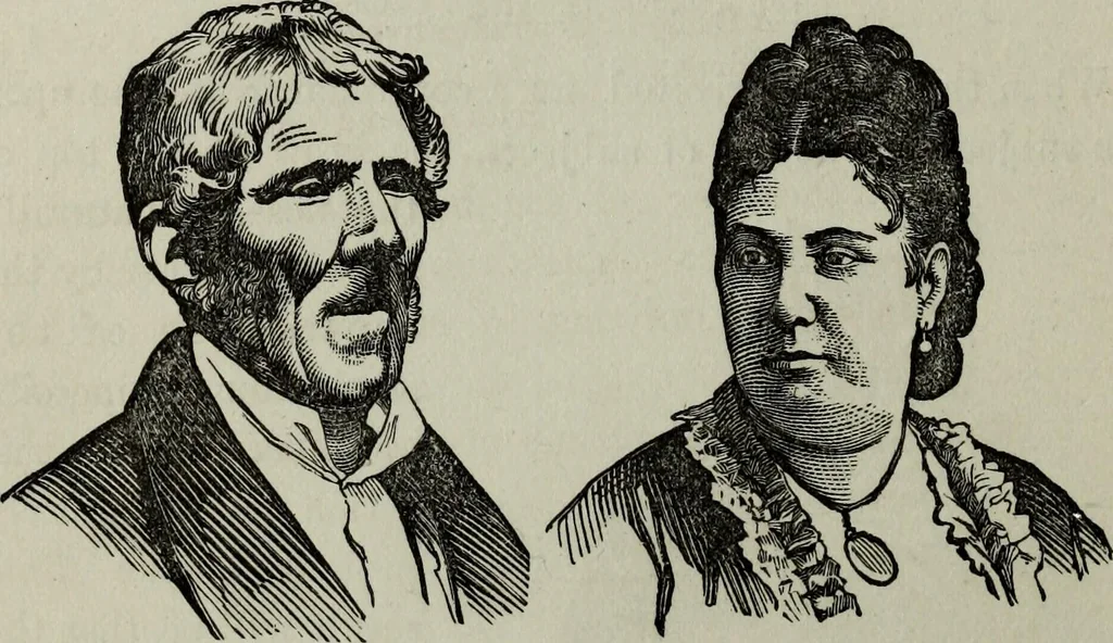 An illustration from Nature's revelations of character, or, Physiognomy illustrated : a description of the mental, moral and volitive dispositions of mankind, as manifested in the human form and countenance, 1887, leaf 205
