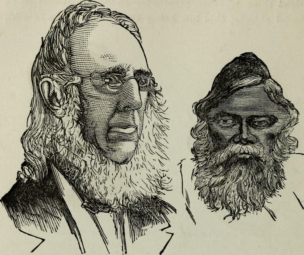 An illustration from Nature's revelations of character, or, Physiognomy illustrated : a description of the mental, moral and volitive dispositions of mankind, as manifested in the human form and countenance, 1887, leaf 219