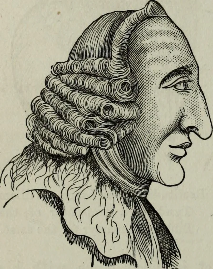 An illustration from Nature's revelations of character, or, Physiognomy illustrated : a description of the mental, moral and volitive dispositions of mankind, as manifested in the human form and countenance, 1887, leaf 225