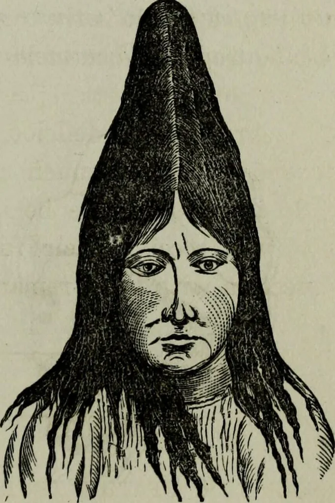 An illustration from Nature's revelations of character, or, Physiognomy illustrated : a description of the mental, moral and volitive dispositions of mankind, as manifested in the human form and countenance, 1887, leaf 274